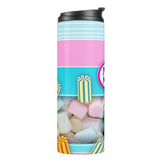 S'moreおもしろいマシュマロ タンブラー (回転左)