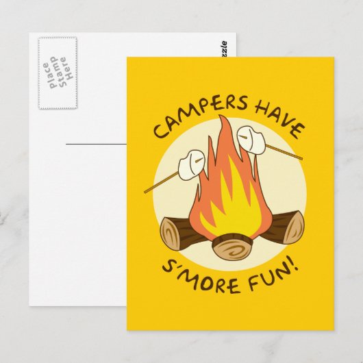 S'moreおもしろい ポストカード (正面/裏面)