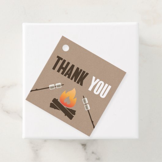 S'moreおもしろいwith Friends Bonfire誕生日ありがとう フェイバータグ (インサイチュ)