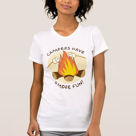 S'moreのおもしろい Tシャツ (正面)