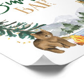 S'moreのバーパーティー標識 ポスター (角)