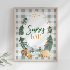 S'moreのバーパーティー標識 ポスター