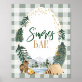 S'moreのバーパーティー標識 ポスター (正面)