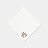 S'moreよりもフルフィファ – かわいい犬とデザートパン スタンダードカクテルナプキン (角)