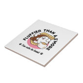 S'moreよりもフルフィファ – かわいい犬とデザートパン タイル (側面)