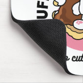 S'moreよりもフルフィファ – かわいい犬とデザートパン マウスパッド (コーナー)