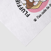 S'moreよりもフルフィファ – かわいい犬とデザートパン 薄葉紙 (詳細)