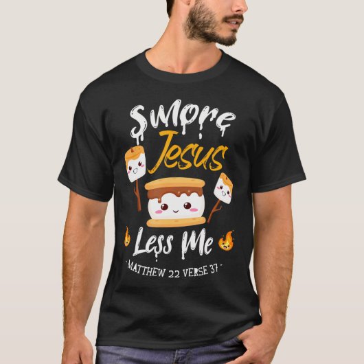 Smoreイエズスレスミークリスチャンキャンピングキャンパー Tシャツ (正面)