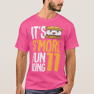Smoreキャンプファイア11th誕生日マシュマローキャンプS Tシャツ