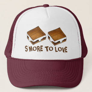 S'Moreグルメキャンプファイアおもしろいズ・モーレスを愛する キャップ
