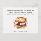 S'moreパーソナライズされた Realty農業プロモーション ポストカード (正面)