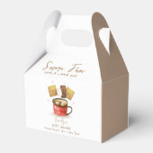 S'more男女兼用おもしろい秋ベビーシャワー フェイバーボックス (裏面サイド)