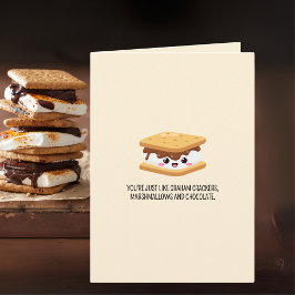 S'More おもしろい I Love You カスタム Any大事な行事 カード