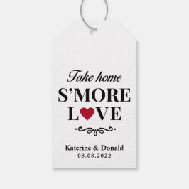 S'more モダン Love's 結婚 Giftラベル ギフトタグ