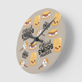 S'more ラウンド壁時計 (傾斜)