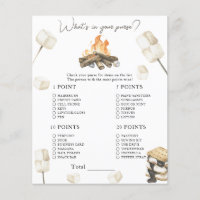 S'more baby shower – 財布ゲームの内容