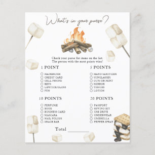 S'more baby shower – 財布ゲームの内容
