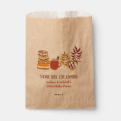 S'more Baby Shower campfire紅葉感謝していyou フェイバーバッグ (正面)