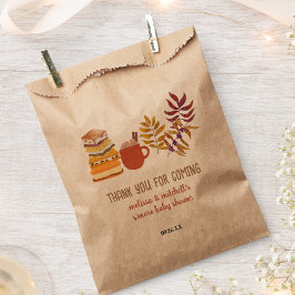 S'more Baby Shower campfire紅葉感謝していyou フェイバーバッグ