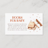 S'more Bonfire赤ちゃんシャワーベビー エンクロージャーカード (正面)