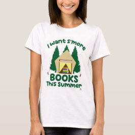 Smore Books Summer Funny Reading Slogan Tシャツ