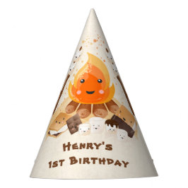S'more Campfireかわいい誕生日パーティー帽子 パーティーハット