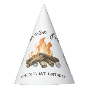 S'more Campfire 1st誕生日パーティー パーティーハット