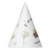S'more Campfire 1st誕生日パーティー パーティーハット (左)