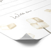 S'more Campfire 1st Birthday Timeカプセルメッセージ ポスター (角)