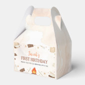 S'more Campfire First誕生日ありがとう フェイバーボックス (裏面サイド)