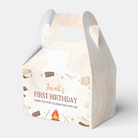 S'more Campfire First誕生日ありがとう フェイバーボックス (裏面サイド)