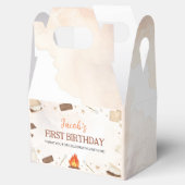 S'more Campfire First誕生日ありがとう フェイバーボックス (オープン)