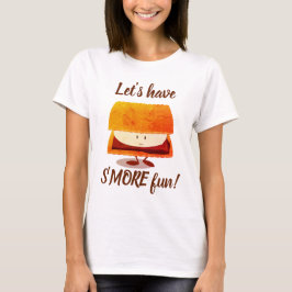 S'more Camping Foodおもしろい漫画 Tシャツ