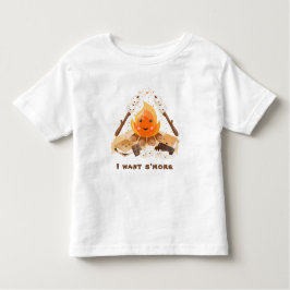 S'more Cuteおもしろいキャンプファイアー夏 トドラーTシャツ