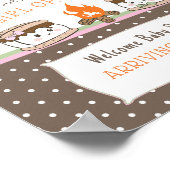 S'more Loveをテーマにしたベビージェンダーが赤ちゃんのシャワーを明らかにする ポスター (角)