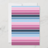 S'more Loveをテーマにしたベビー性別による招待の表示 招待状 (裏面)