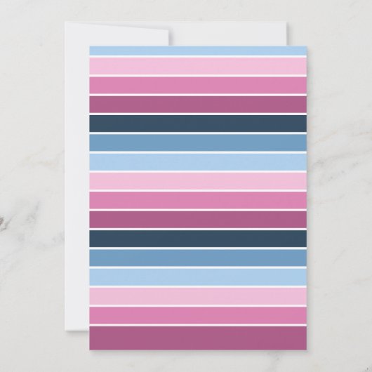 S'more Loveをテーマにしたベビー性別による招待の表示 招待状 (裏面)