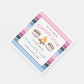 S'more Loveジェンダーが明らかにする スタンダードランチョンナプキン (角)