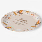 S'more Love秋キャンピング素朴ベビーシャワー ペーパープレート (アングル)