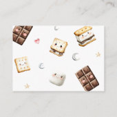 S'more love赤ちゃんシャワーおむつラッフル エンクロージャーカード (裏面)