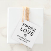 S'more Love |クラフト素朴結婚式の引き出物ラベル フェイバータグ (インサイチュ)