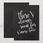 S'more love 手頃 chalkboard's 結婚 sign (正面/裏面)