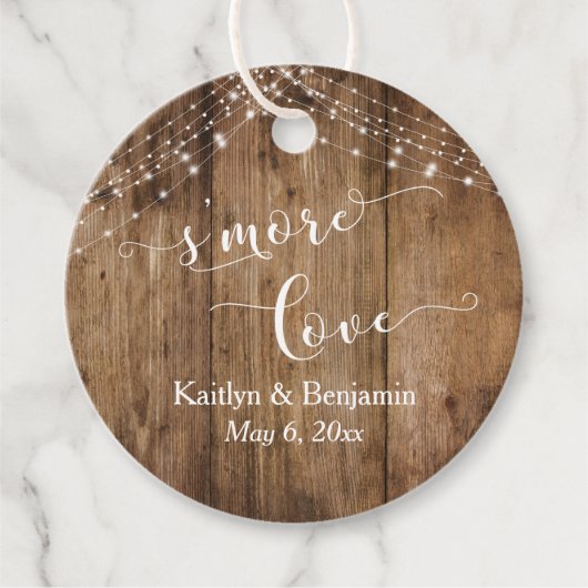 『S'More Love』木素朴と軽い弦 フェイバータグ (正面)