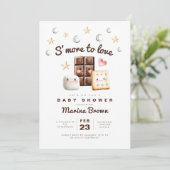 S'more love baby showerの追加 招待状 (スタンド正面)