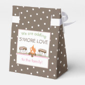 S'more Love baby shower gender reveal Favy Box フェイバーボックス (裏面サイド)