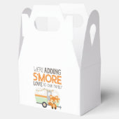 Smore Love RVキャンパー赤ちゃんシャワーお願いボックス フェイバーボックス (オープン)