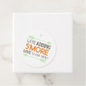 S'more Love Woodland Baby Showerメッセージカード フェイバータグ (インサイチュ)