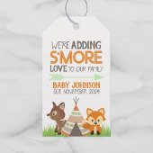 Smore Love Woodland Camperベビーシャワーメッセージカード ギフトタグ