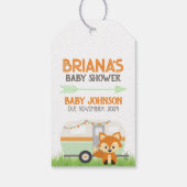 S'more Love Woodland RVキャンパーメッセージカード ギフトタグ (裏面)