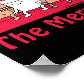 Smore Merrier Cute Kids Cartoon Christmas  ポスター (角)